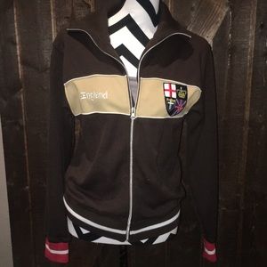 Brown Vintage Track jkt